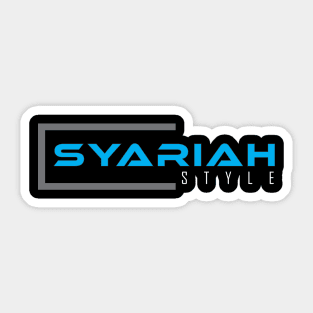 islamic life style / syariah Sticker
